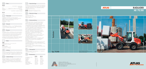 Cargadoras de ruedas Atlas AR 70