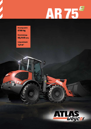 Cargadoras de ruedas Atlas AR 75
