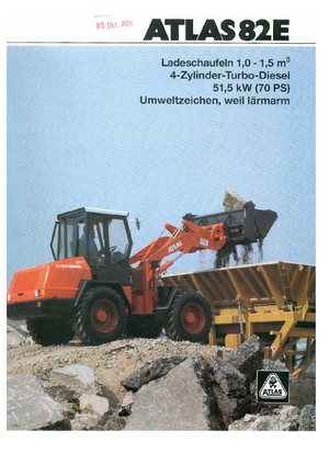 Cargadoras de ruedas Atlas AR 82 E