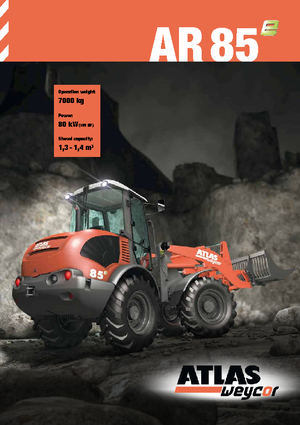 Cargadoras de ruedas Atlas AR 85 E