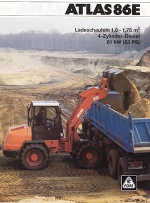 Cargadoras de ruedas Atlas AR 86 E