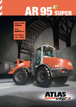 Cargadoras de ruedas Atlas AR 95 E Super