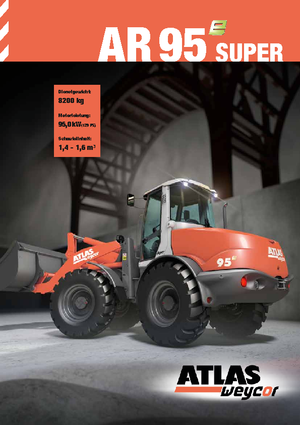 Cargadoras de ruedas Atlas AR 95 E Super