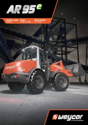 Cargadoras de ruedas Atlas-weycor AR 95 e Super