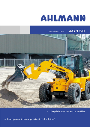 Cargadoras de ruedas Ahlmann AS 150 e