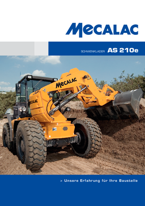 Cargadoras de ruedas Mecalac AS 210 e