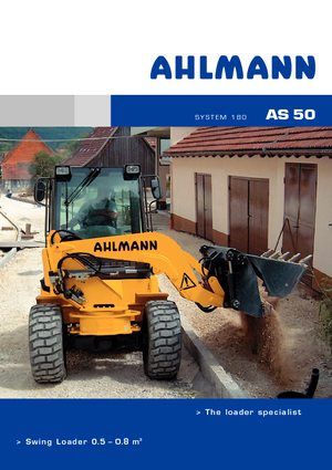 Cargadoras de ruedas Ahlmann AS 50