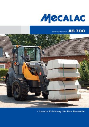 Cargadoras de ruedas Mecalac AS 700