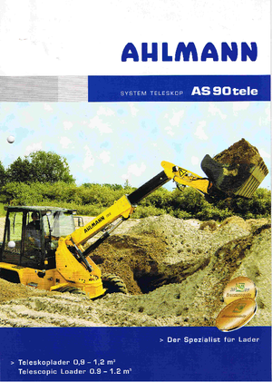 Cargadoras de ruedas Ahlmann AS 90 tele