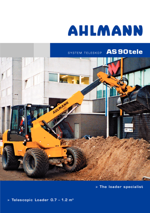 Cargadoras de ruedas Ahlmann AS 90 tele