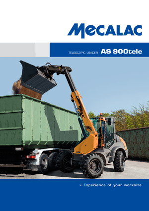 Cargadoras de ruedas Mecalac AS 900 tele