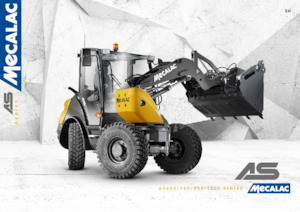 Cargadoras de ruedas Mecalac AS1000