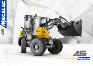Cargadoras de ruedas Mecalac AS1000