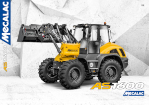 Cargadoras de ruedas Mecalac AS1600