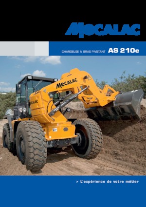 Cargadoras de ruedas Mecalac AS210e