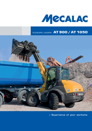 Cargadoras de ruedas Mecalac AT 1050