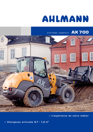Cargadoras de ruedas Ahlmann AX 700