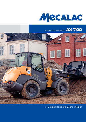 Cargadoras de ruedas Mecalac AX 700