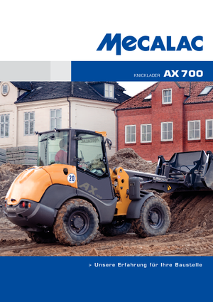 Cargadoras de ruedas Mecalac AX 700