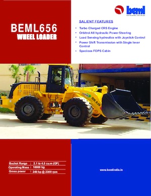 Cargadoras de ruedas Beml BEML656