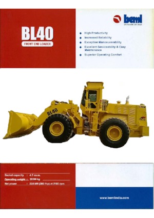 Cargadoras de ruedas Beml BL40