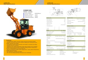 Cargadoras de ruedas Lonking CDM818D