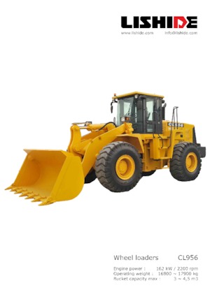 Cargadoras de ruedas Lishide CL956