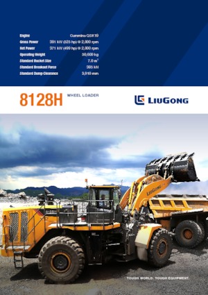 Cargadoras de ruedas Liugong 8128H 