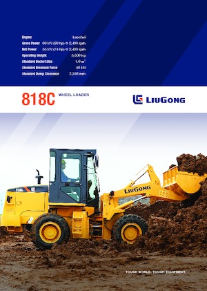 Cargadoras de ruedas Liugong 818C 
