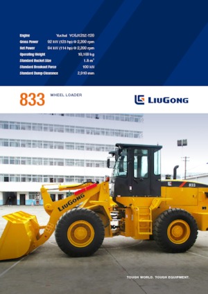 Cargadoras de ruedas Liugong CLG833