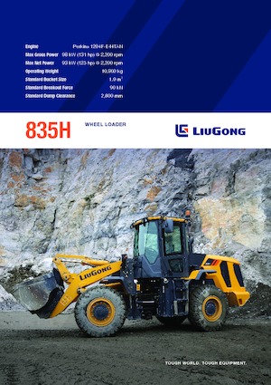 Cargadoras de ruedas Liugong 835H