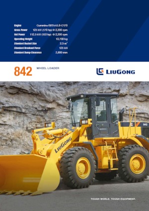 Cargadoras de ruedas Liugong 842 