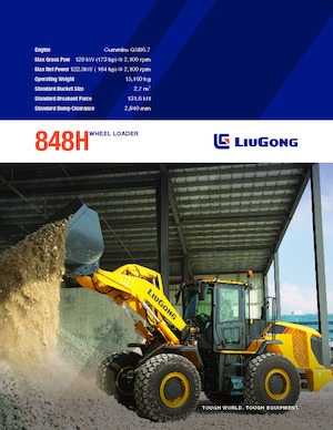 Cargadoras de ruedas Liugong 848H
