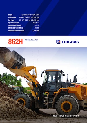 Cargadoras de ruedas Liugong 862H