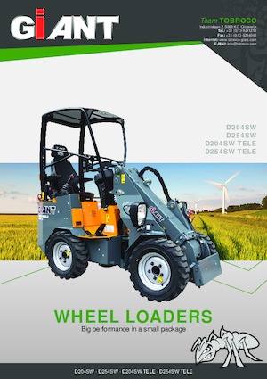 Cargadoras de ruedas Giant D 254 SW