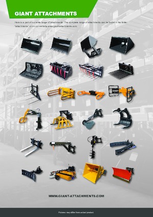 Cargadoras de ruedas Giant D 337 T