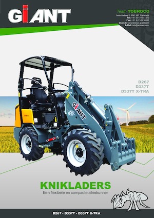 Cargadoras de ruedas Giant D 337 T