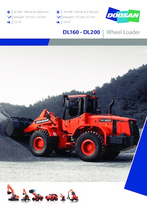 Cargadoras de ruedas Doosan DL 160