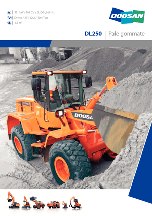 Cargadoras de ruedas Doosan DL 250