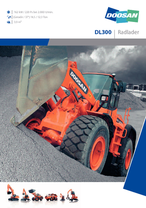Cargadoras de ruedas Doosan DL 300