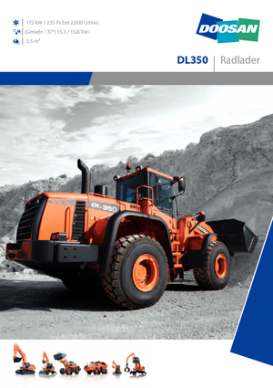 Cargadoras de ruedas Doosan DL 350