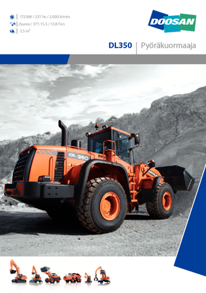 Cargadoras de ruedas Doosan DL 350