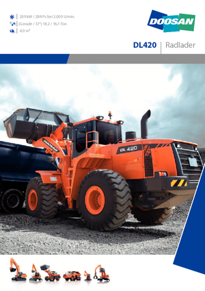 Cargadoras de ruedas Doosan DL 420