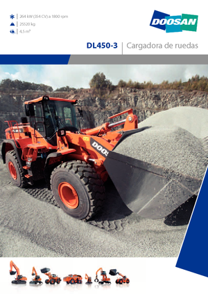 Cargadoras de ruedas Doosan DL450-3