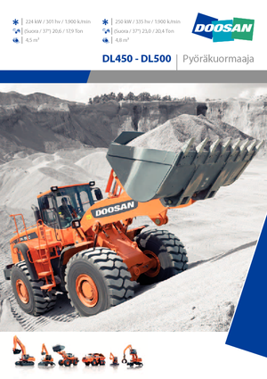 Cargadoras de ruedas Doosan DL 500