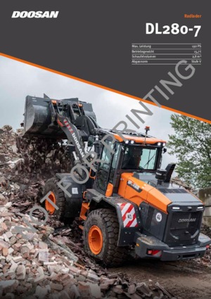 Cargadoras de ruedas Doosan DL280-7
