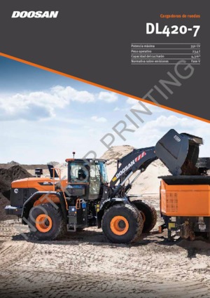 Cargadoras de ruedas Doosan DL420-7