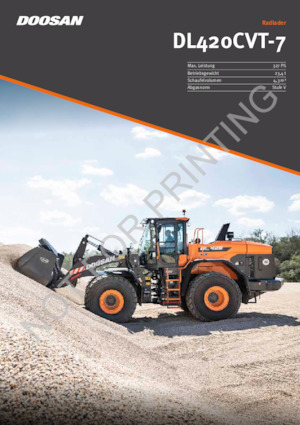 Cargadoras de ruedas Doosan DL420CVT-7