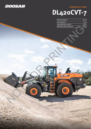 Cargadoras de ruedas Doosan DL420CVT-7