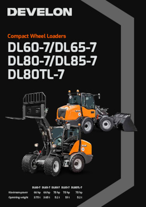 Cargadoras de ruedas Develon DL80TL-7